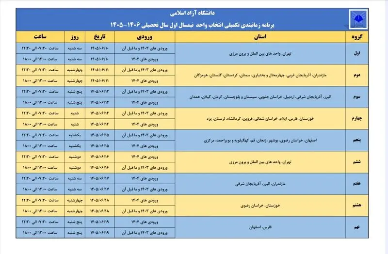 انتخاب واحد انتخاب واحد