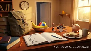 آموزش زبان انگلیسی به سبک عصر ایران / درس شش