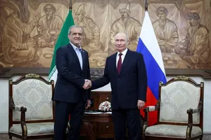 دیدار پزشکیان و پوتین در بیشکک